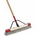Harper 24 In. W. x 64 In. L. Wood Handle Fine Sweep Push Broom 2224A